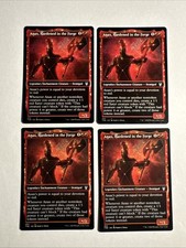4x Mtg Theros Beyond Death Anax, Hardened In The Forge Showcase NM