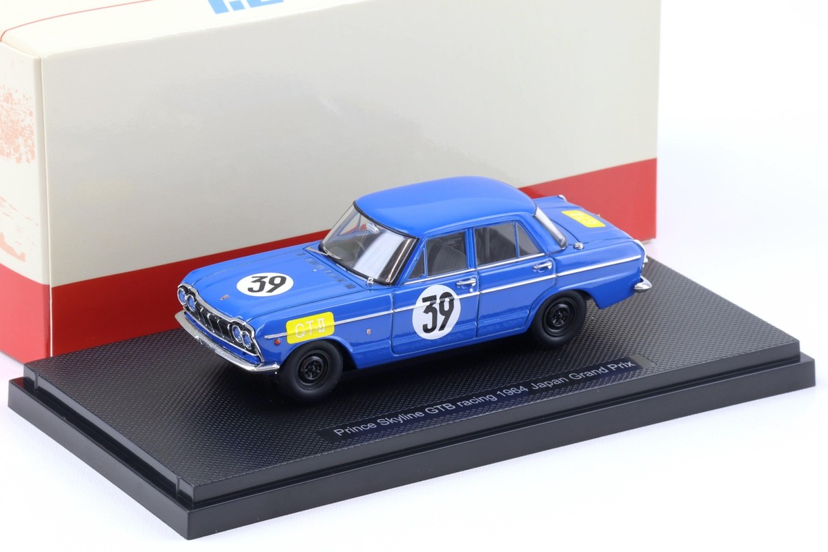 1:43 Ebbro Nissan Prince Skyline GTB 1964 Japan GP #39 Yoshikazu