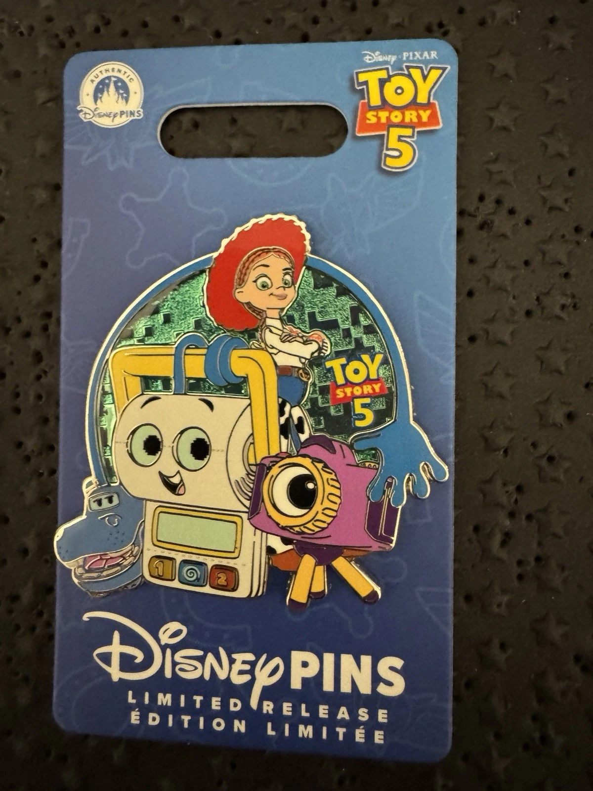 Disney Parks Toy Story 5 Jessie and Friends LR Pin NWT Woody Buzz Smarty Pants