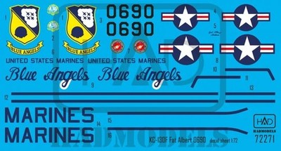 HAD Models HAD72271 - 1/72 KC-130F Fat Albert 0690 decal sheet - Neu