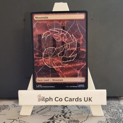MTG FOIL Mountain Land Spider-Man