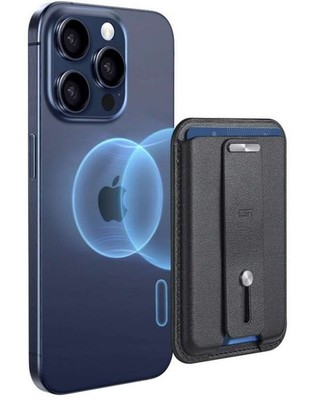 ESR Magnetic Wallet (HaloLock) Midnight Black Magnetische Geldbörse  