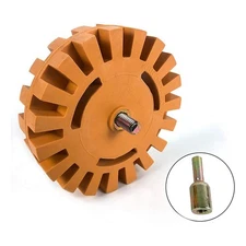 Car Decal Remover Rubber Eraser Wheel Tool For Drill Adhesive Pinstripe Sticker
