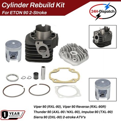 Big Bore Cylinder Kit For ETON 90 2-Stroke Viper Thunder Impulse 90 RXL AXL TXL