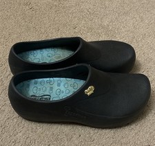 Culinary Safety Shoes Clogs Womens 8 Chef Ultra-light Dry Kitchen Shoes Black