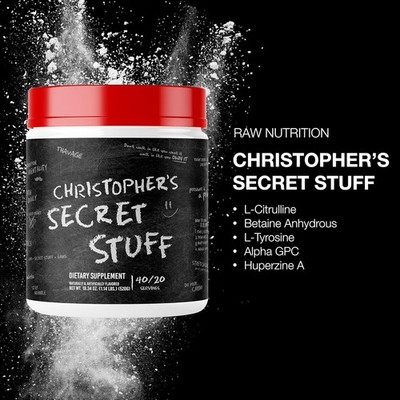 Christopher s Secret Stuff Pre workout 