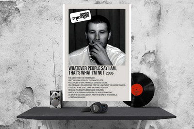 Arctic Monkeys Album Cover Poster/Druck A3/A4/A5 230 g/m² gerahmt
