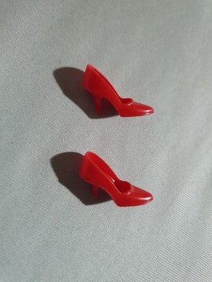 Closed Toe Shoes Rot Japan Barbie 60er Vintage Schuhe CT Zubehör Kleidung Mode