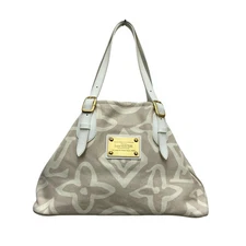 Used Louis Vuitton Taisienne Pm Cruise Line Tote Bag M95674 White