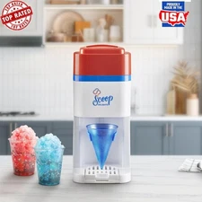 Electric Snow Cone Shaved Ice Maker Machine Parties Frozen Treats Kids Adults US
