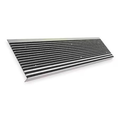 Wooster Products 500Bla4 Stair Tread, Black, 48In W, Extruded Alum,  500Bla4