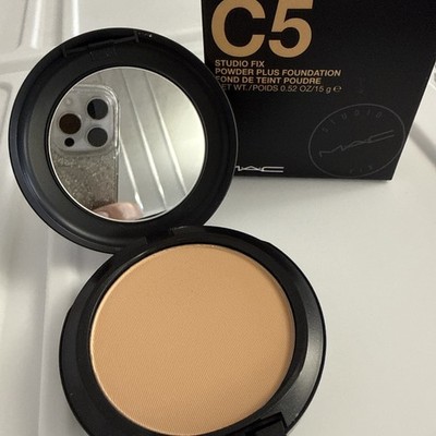 MAC Studio Fix Powder Plus Foundation  Shade C5  0.52 oz/ 15 g -Original Formula