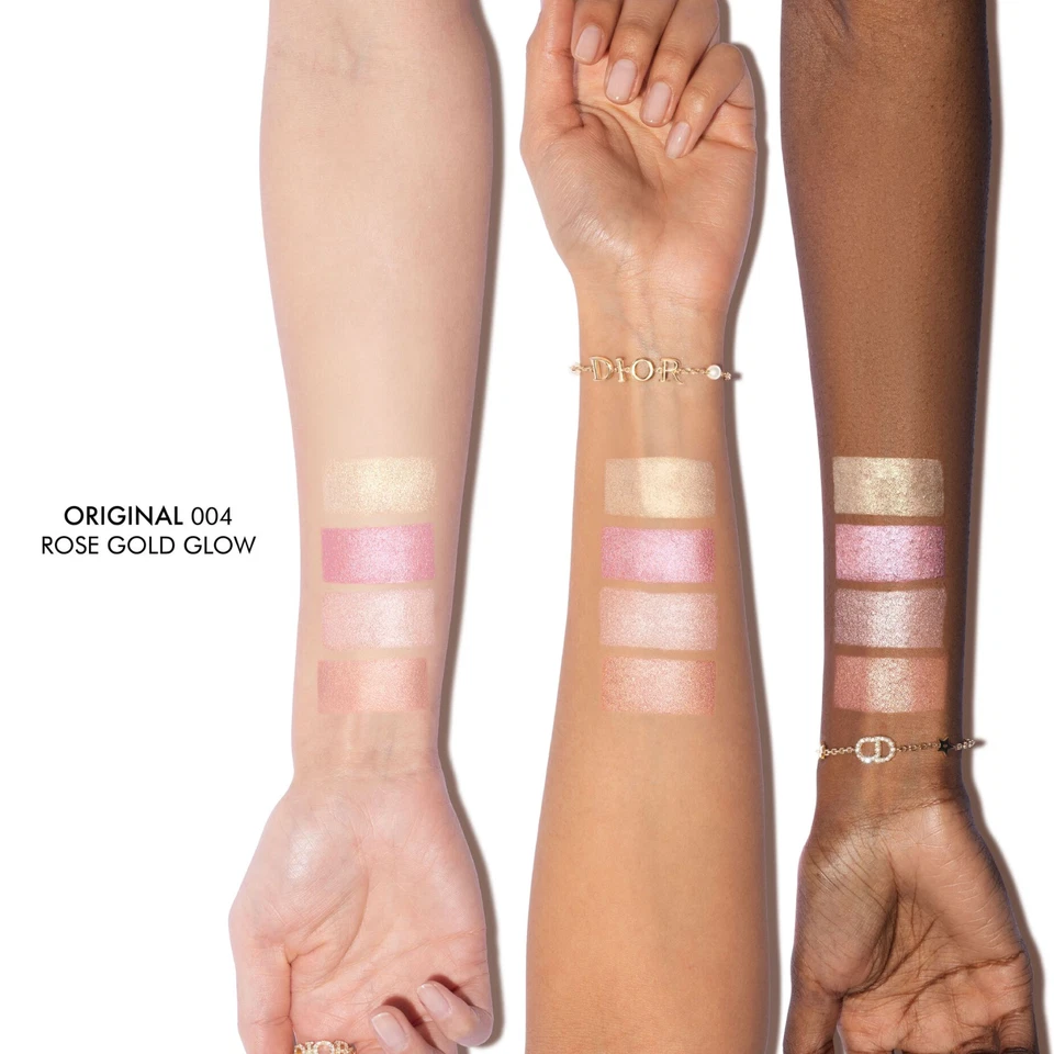 Dior Backstage Glow Face Highlighter Palette #001 Universal #004 Rose Gold - Image 3 of 4