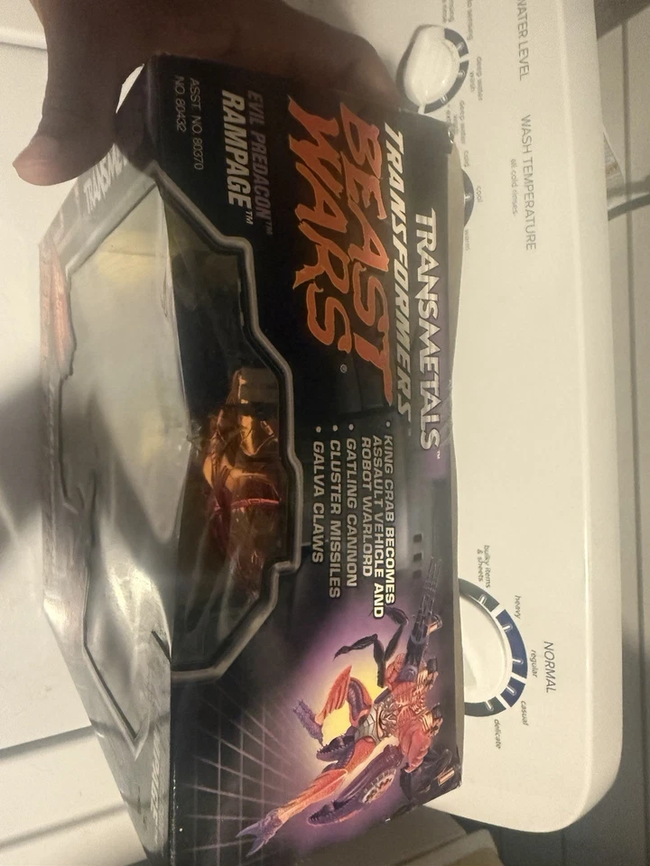 Figura Kenner Transformers TransMetals Beast Wars Rampage nueva en caja 1998 Foto 2 de 4