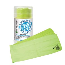 FROGG TOGGS Chilly Sport Cooling Neck Wrap Head Band, One Size, HiVis Green