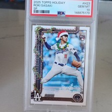 Roki Sasaki [SP] #H23 Prices | 2025 Topps Holiday | Baseball Cards