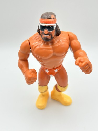 Vintage 1990 WWF Hasbro Macho Man Randy Savage Act...