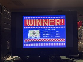 Tecmo World Wrestling for Nintendo NES 1990 Edition, Tested Working