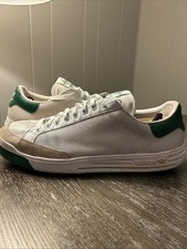 Size 14 - Adidas Rod Laver Vintage 2010 White Collegiate Green Men's Shoes