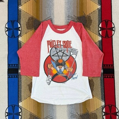 Vintage 80s Motley Crue Theatre Of Pain Tour T-Shirt Size Small Allister Fiend