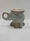 Vintage Frankoma 1978 GOP Political Elephant Mug Cup Blue Free Shipping