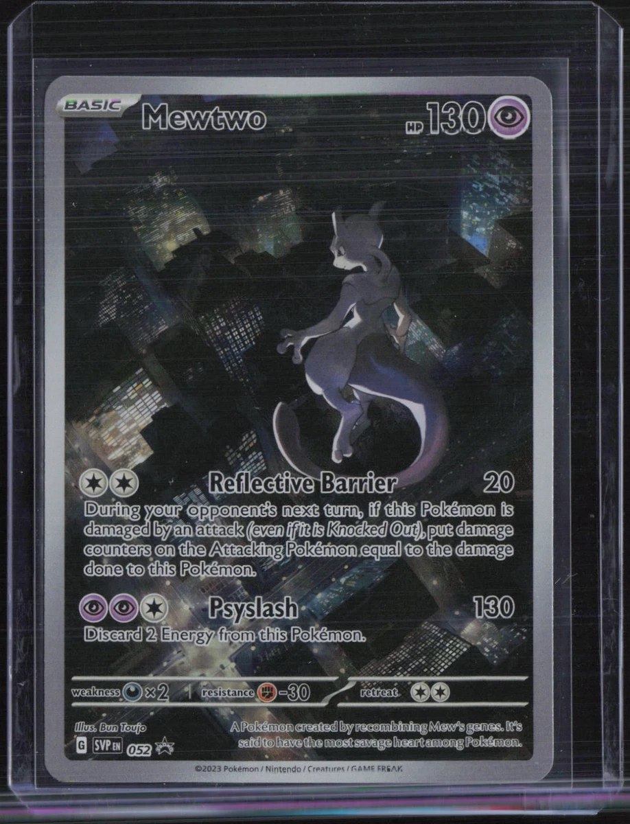 Preços baixos em Mewtwo 052 Sv: Scarlet & Violet Promo Cards | eBay