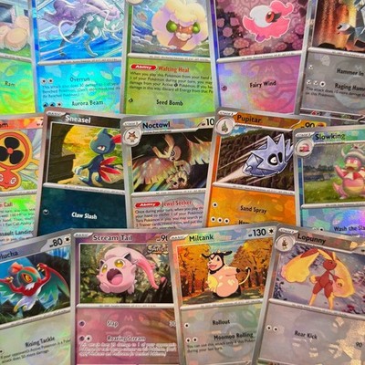 Pokemon Prismatic Evolutions Meisterball Reverse Holo Karten - selbst aussuchen
