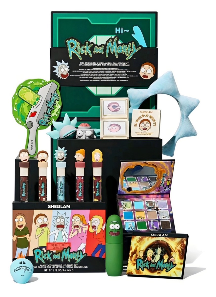Rick and Morty メイクセット RICK AND MORTY Sheglam 13pcs FULL COLLECTION MAKEUP SET 100