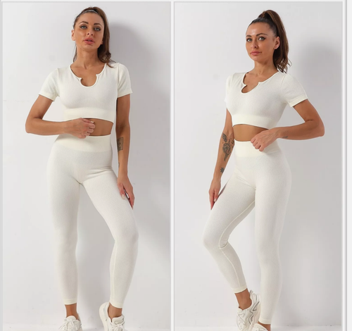 Mirity Yoga Workout Träger Top + Legging. Med - Bild 1 von 8