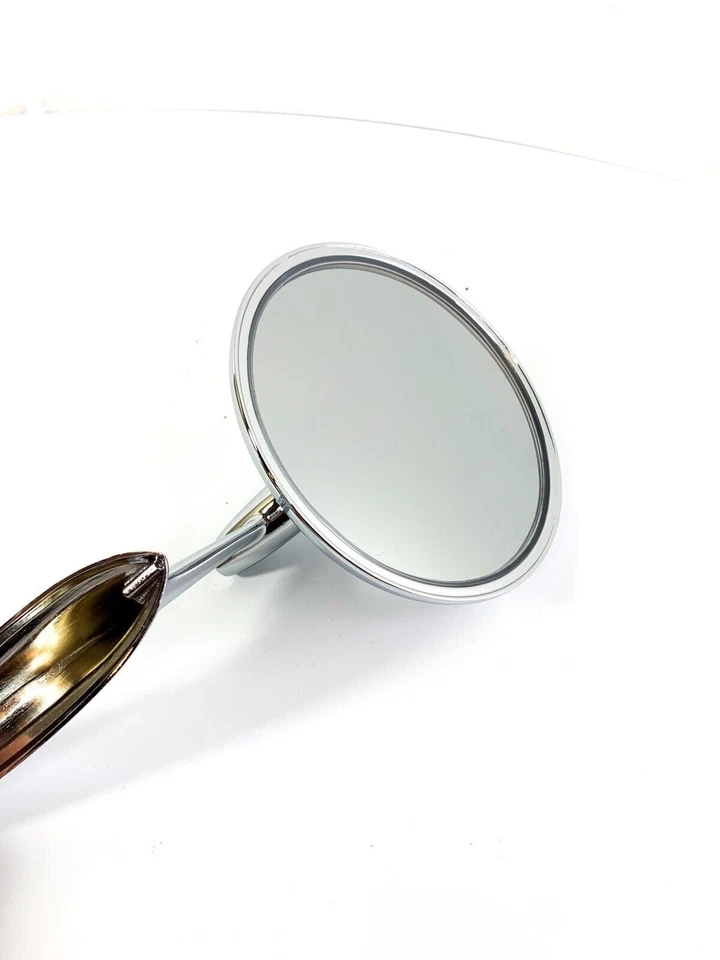 Par de espejos retrovisores redondos con pajarita lágrima para Chevelle 1963-1965 Nova 1964-1965  Foto 4 de 4