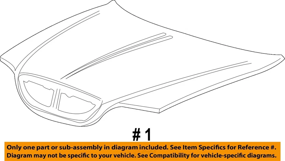 Used Hood fits: 2002 Lincoln LS Grade A Foto 4 de 4
