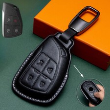 Genuine Leather Car Key Case Cover For Buick Envision Avenir For Gmc Yukon Xl Genuine Leather Car Key Case Cover For Buick Envision Avenir For Gmc Yukon Xl