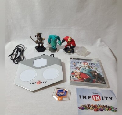 Disney Infinity Starter Pack 1.0 PS3  plus extra Barbosa char. Toys 'R' Us excl.