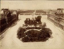 France, Paris, Perspective de la Place du Carrousel, des Tuileries et des Champs