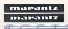 Marantz Speaker Badge Logo Custom Made Aluminum Pair
