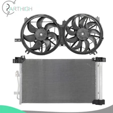 Radiator Condenser Cooling Fan & AC Condenser Electric For 2019-20 Nissan Altima