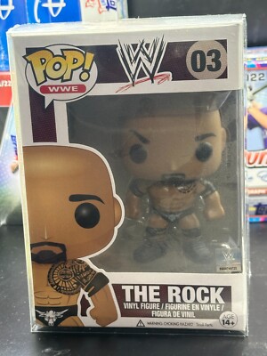 FUNKO POP WWE 03 THE ROCK ザ•ロック Amazon.com: Funko POP WWE : The Rock Action Figure : Sports