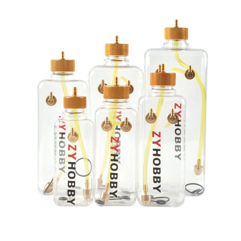 1PC 1500CC 1500ML Transparent Plastic Fuel Tank Oil Box For RC Gasoline Airplane - Image 4 of 4
