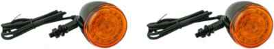 Custom Dynamics Gloss Black ProBEAM LED Amber Turn Signal Kit PB-UNV-TS-A-B