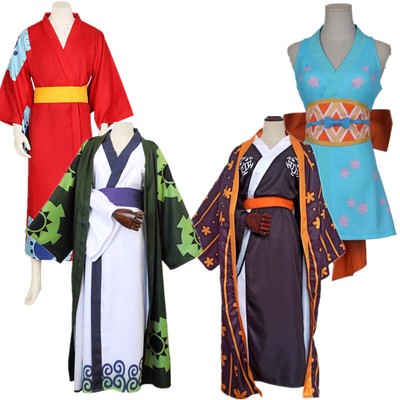 Neu Carnival Anime One Piece Roronoa Zoro Cosplay Kostüm Zubehör Kleidung kimono