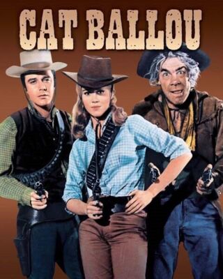 Cat Ballou 1965 Jane Fonda Michael Callan Lee Marvin 8x10 inch photo
