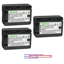 Kastar Replacement Battery Pack for OEM Panasonic VW-VBK180 Genuine VW-VBL090