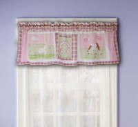 Love My Pony Valance : Girls Pink Horse Shoes Western Window Love My Pony Valance : Girls Pink Horse Shoes Western Window