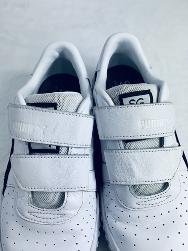 Puma x Selena Gomez Double Strap White Black Sneaker Shoes Womens Size 6.5 - 第 6/12 張圖片