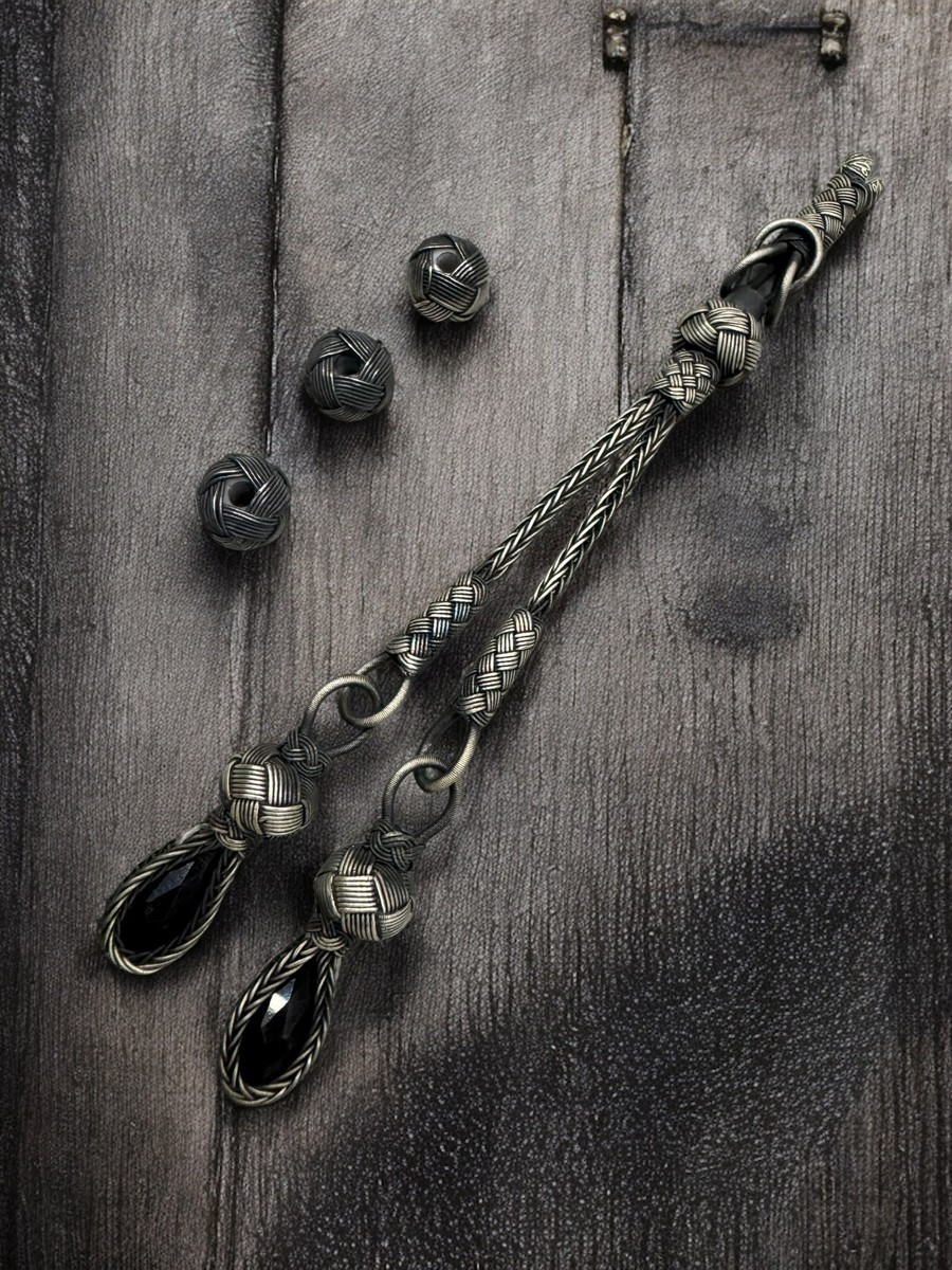 Gland (tassel) Pour Chapelet/tasbih En Argent 925 - Tricoté Main à Trabzon, Design Spécial, Neuf