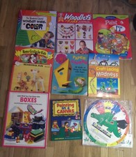 8 BK Kid Craft Lacing Lanyards Woodlets Painting Jewelry Recycle Boxes Holiday