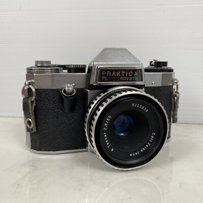 Praktica PL Nova 1B, 35mm Film Camera Quality Carl Zeiss Jana 50mm m42  Lens UK