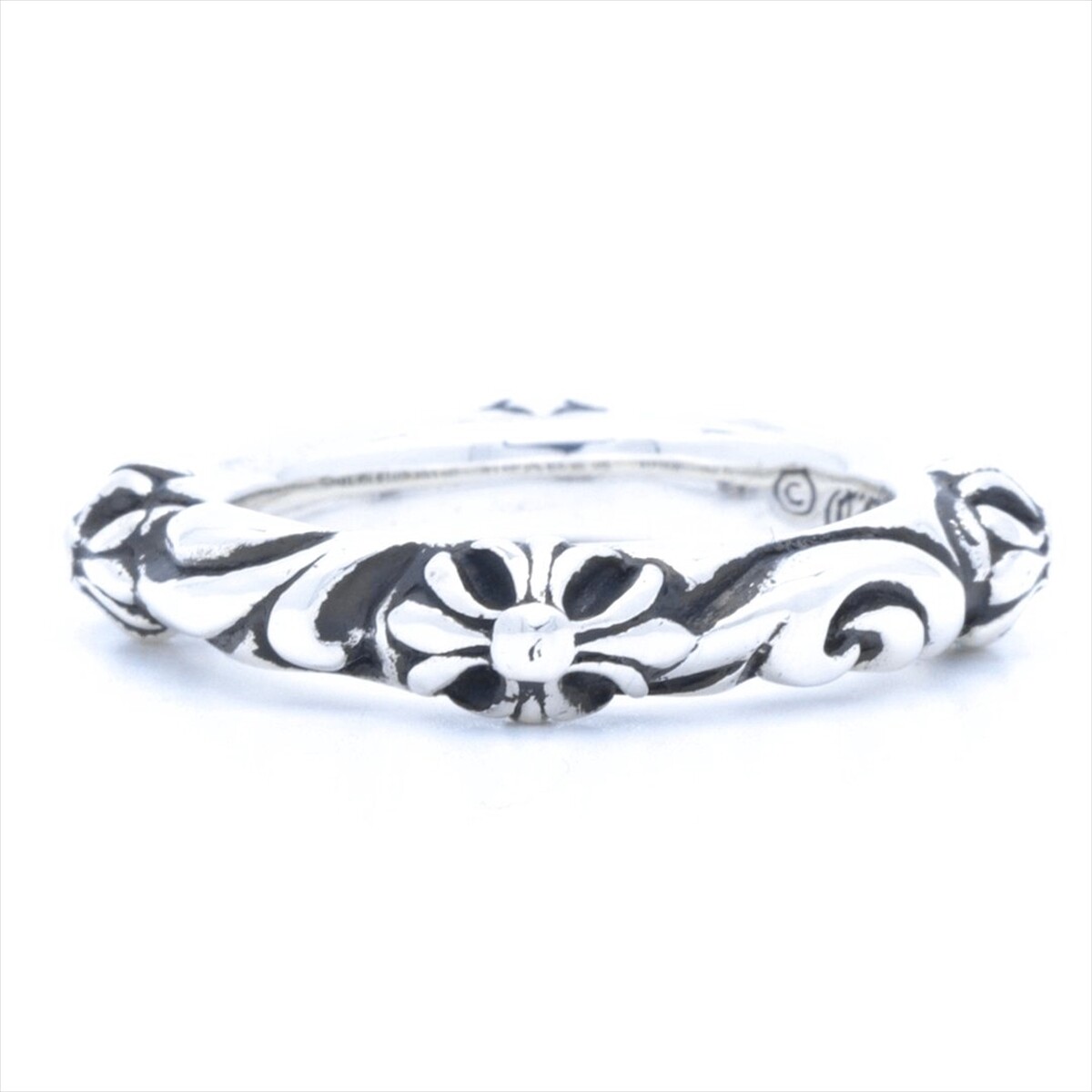 【希少】Chrome Hearts SBT BAND RING SLV925 CHROME HEARTS SBT BAND Ring Silver925 Used women US size