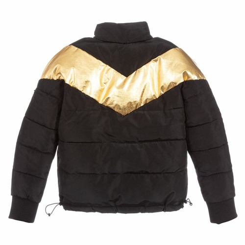 gold guess jacket