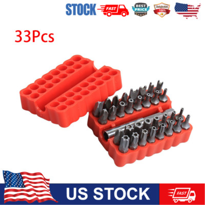 33X Torx Bit Hex Spanner Tri-Wing Multi function Screw Driver Bits For Hex Heads